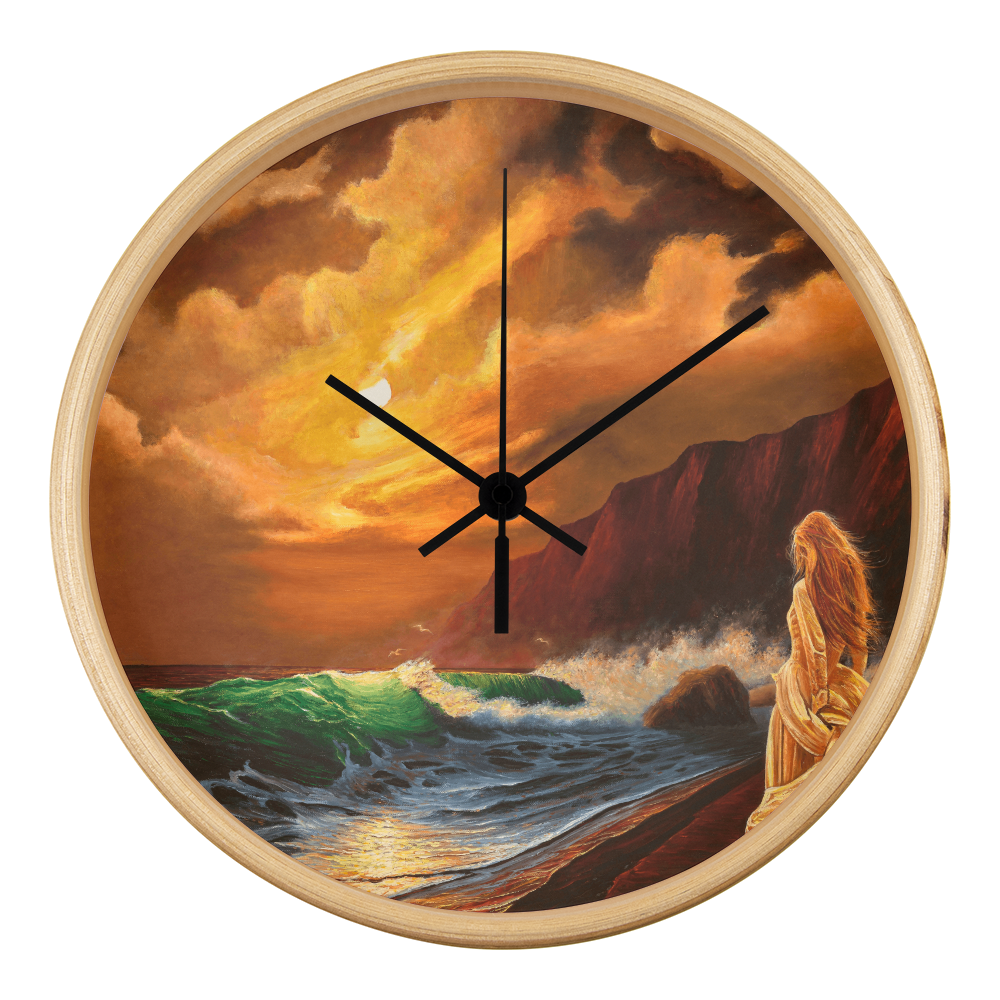 Mystic Moon N.º 2 – Wall Clock