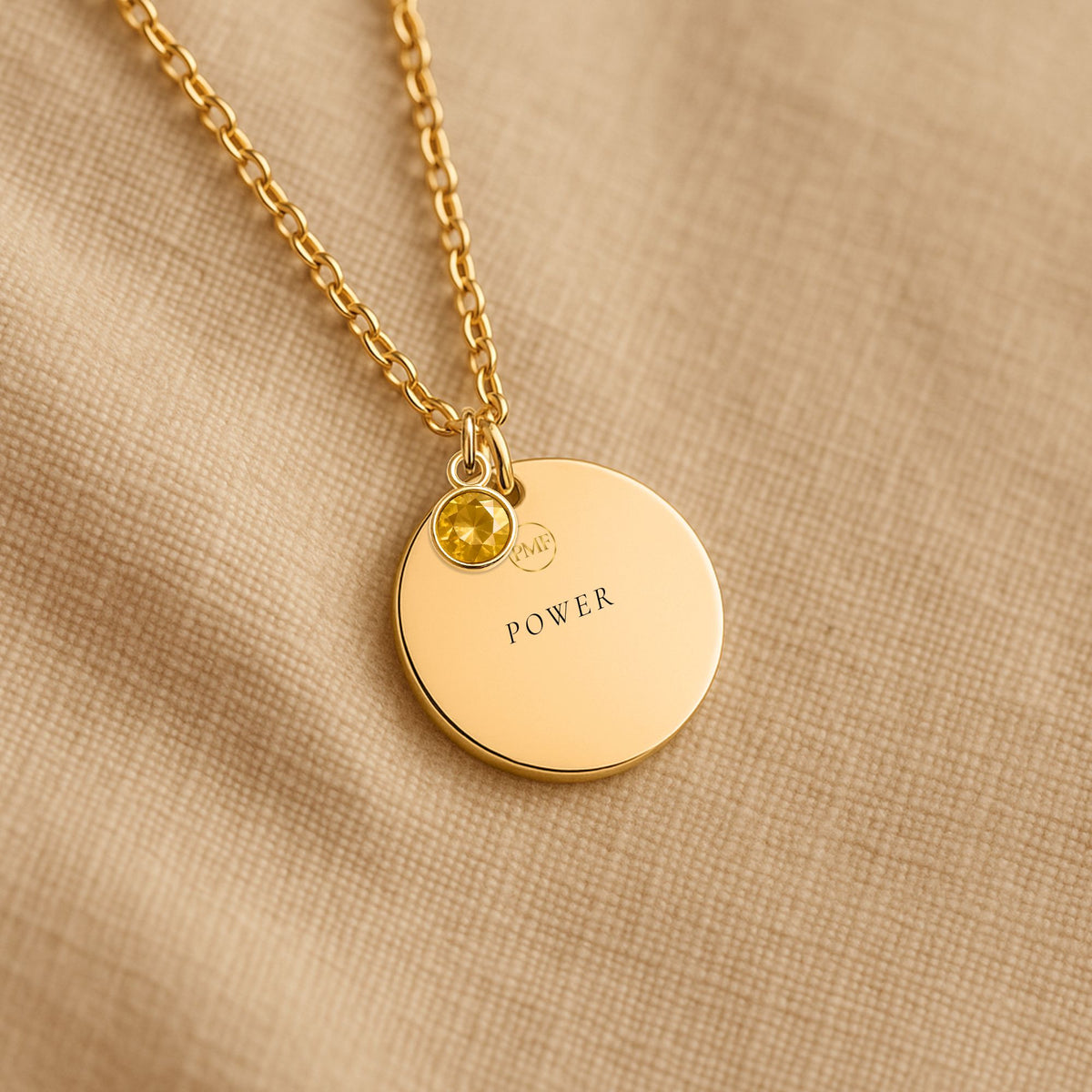 Power Necklace | The Lady of the Lake I | Mystical Feminine Jewelry | Gold Pendant